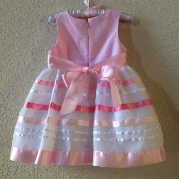 🎉HP🎉[Bonnie Baby] Satin and Bows Dress - Picture 2 of 4